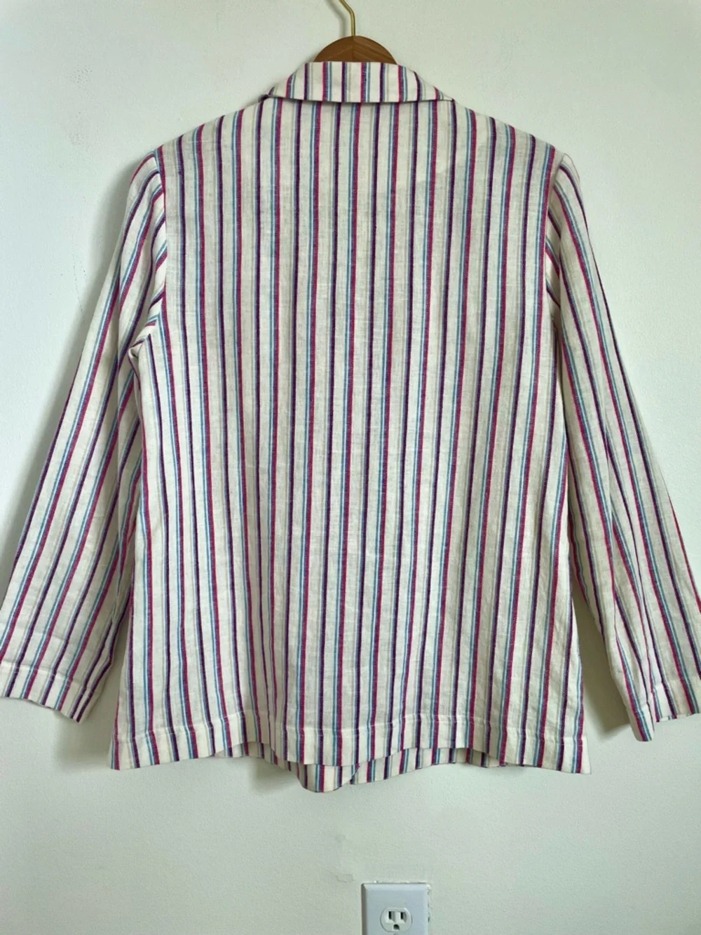 Anthropologie Dolan Anna Linen Blend Stripe Blazer Size XS EUC Career Summer